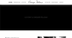 Desktop Screenshot of groupepelloux.com